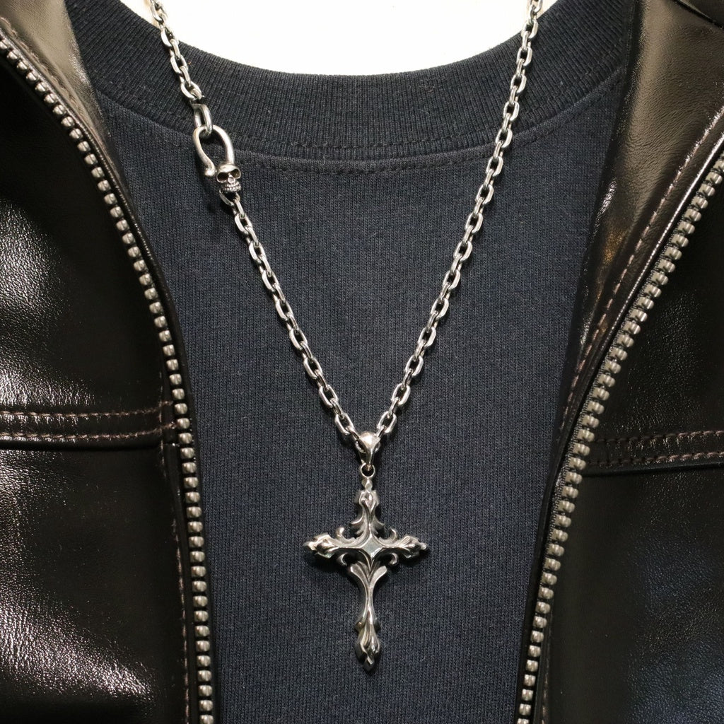 【Silver Monsters】日本一線神牌 Loud Style Design Ju-Zo 骷髏長勾造型 純銀角鍊