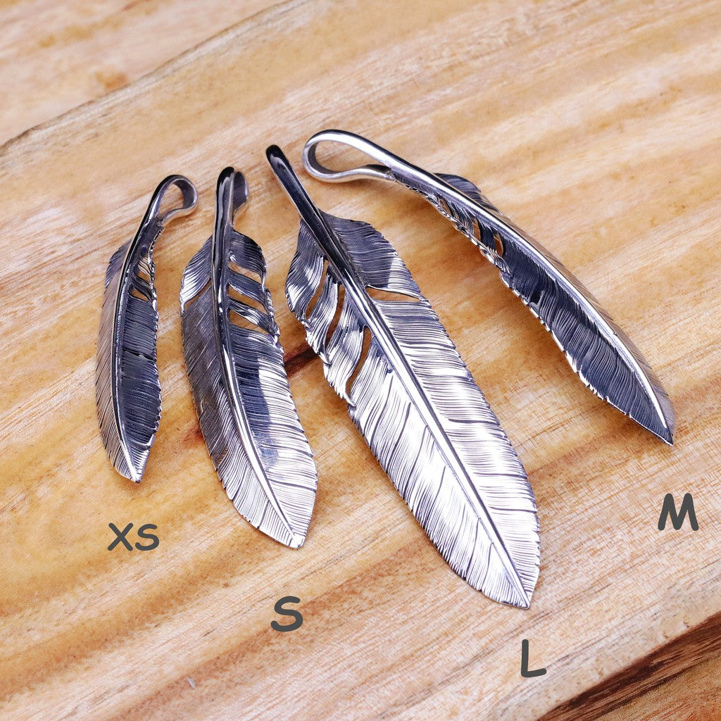 【Silver Monsters】日本Lucky John純銀中羽墜飾Y065M