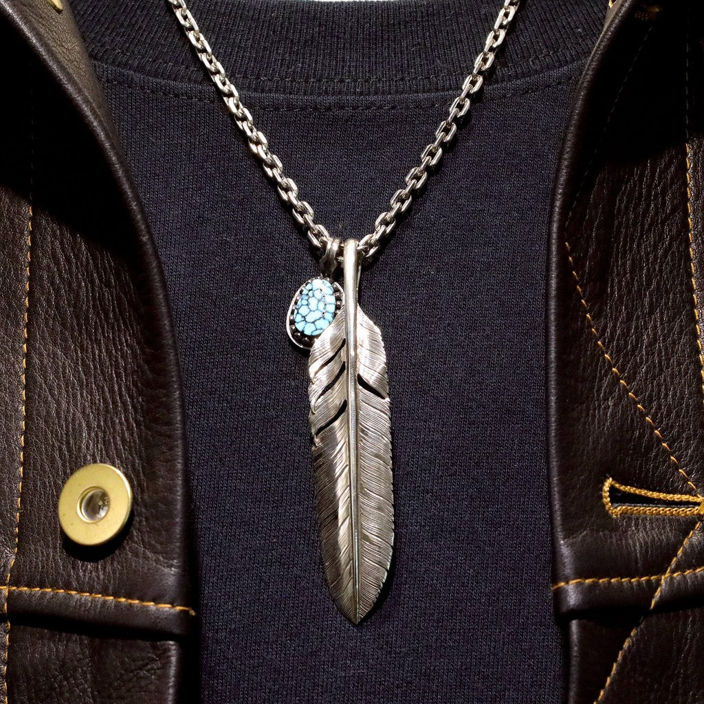 【Silver Monsters】SMS獨家訂製 嚴選寶石級 KINGMAN天然松石 925銀 純銀吊墜