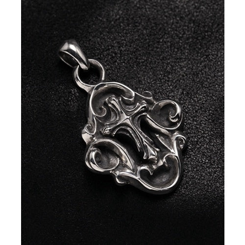 【Silver Monsters】日本一線神牌 Loud Style Design 原創設計 手作雕花十字 純銀項鍊