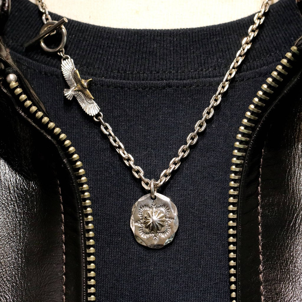 【Silver Monsters】日本Dear Blossom 手打圖騰銀貝 小銀餅 墜飾