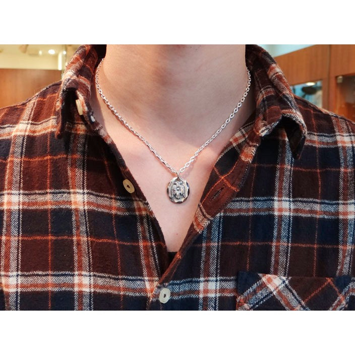 【Silver Monsters】日本Dear Blossom 雷鳥圖騰小銀餅 墜飾