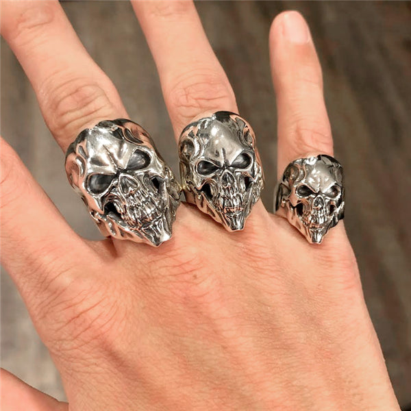 【Silver Monsters】幻獸異骸 日本殿堂級 Strange Freak Designs 全顎骷髏戒指(M)
