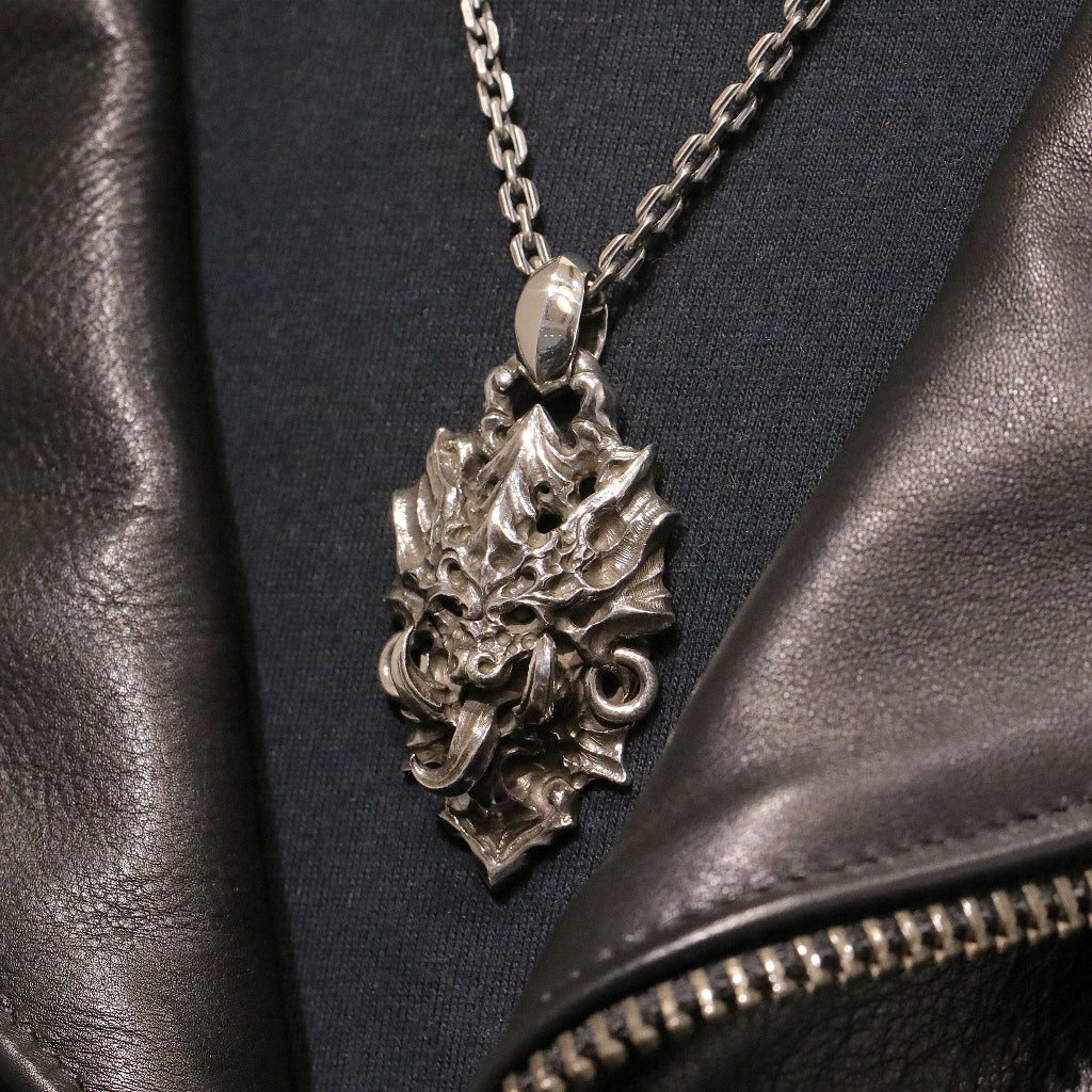 【Silver Monsters】日本前衛宗師 Glam Scale 機甲王 手作風蝕 古龍幻獸 純銀吊墜