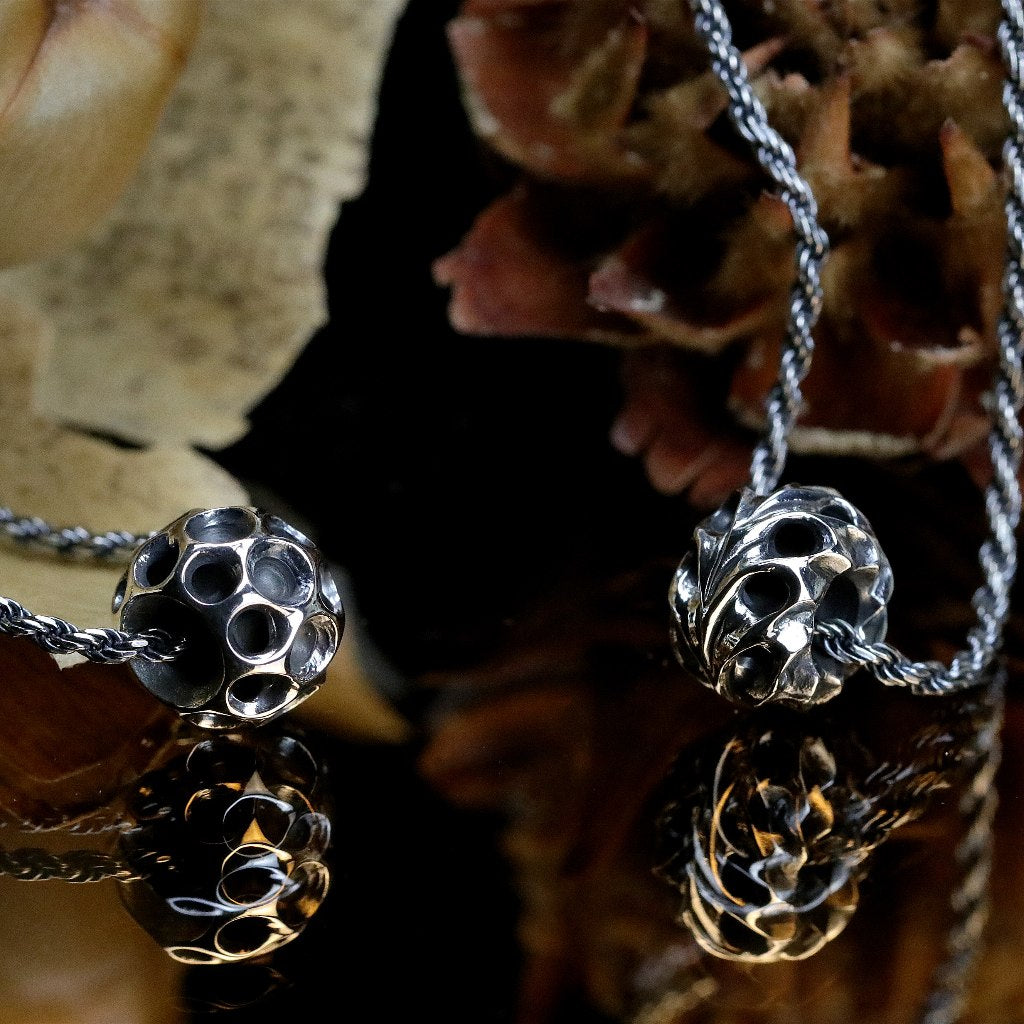 【Silver Monsters】日本前衛宗師 Glam Scale 機甲王 原創手作 深海植萃純銀項鍊(含鍊)