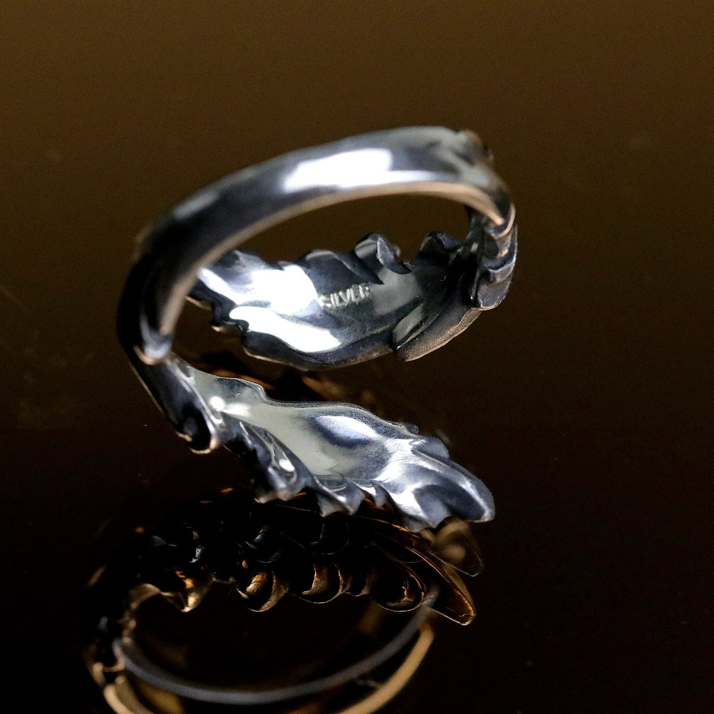 【Silver Monsters】日本一級神牌Loud Style Design × FAYDE 雙雕花開口 純銀戒指