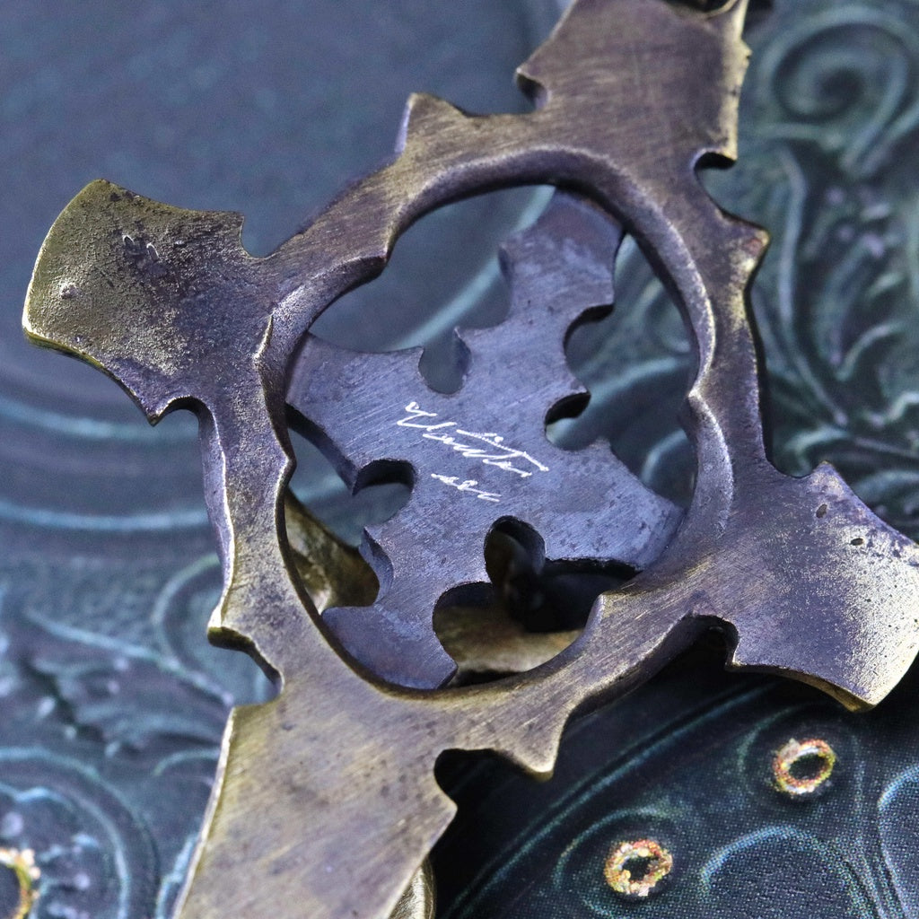 【Silver Monsters】日本一級神牌 Loud Style Design 原創聖光救贖 銀銅鑲嵌 十字吊墜