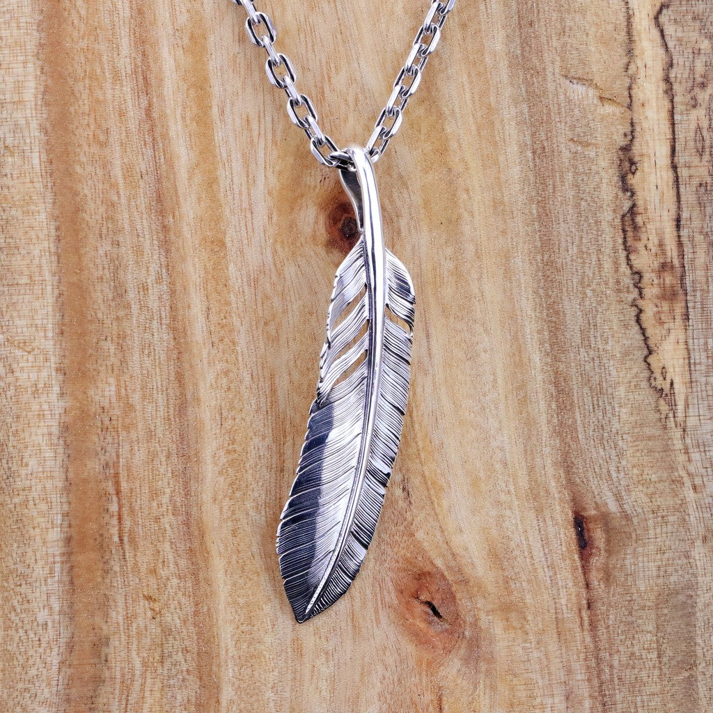 【Silver Monsters】日本Lucky John純銀中羽墜飾Y065M