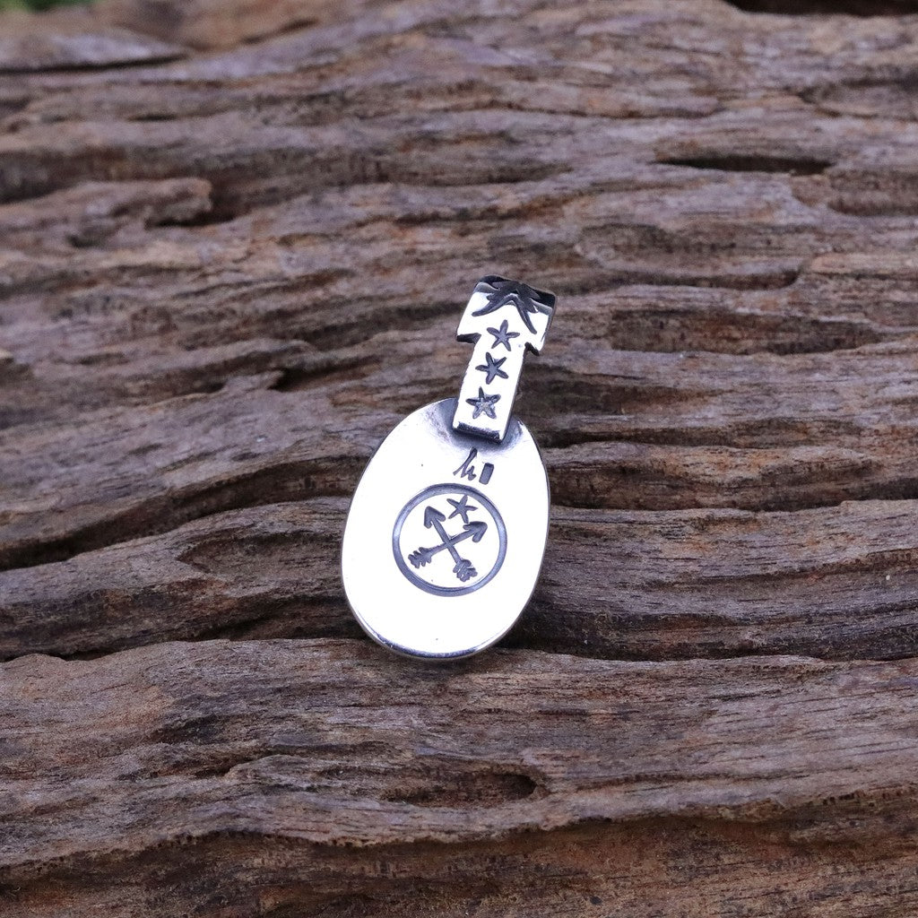 【Silver Monsters】SMS獨家訂製 嚴選寶石級 KINGMAN天然松石 925銀 純銀吊墜