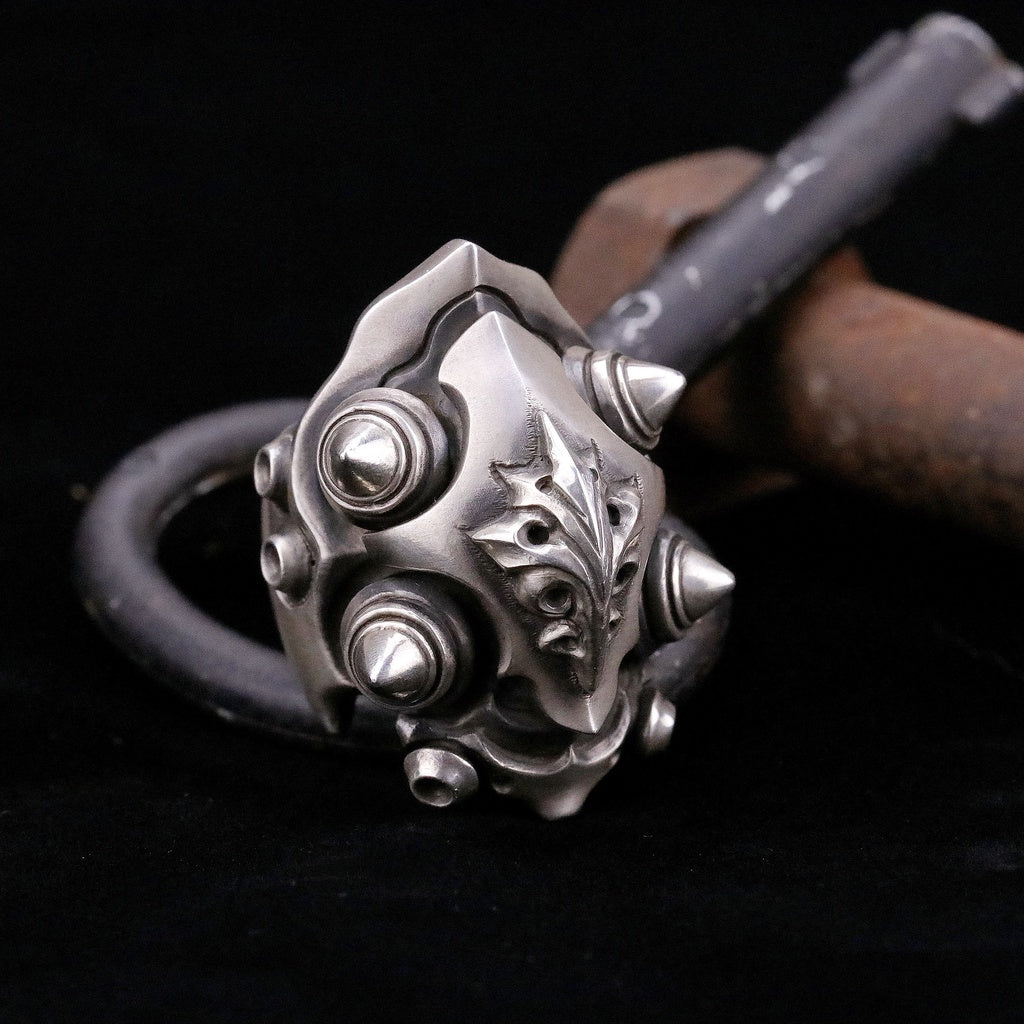 【獨家限定】日本前衛宗師Glam Scale 機甲王 焰輝盾甲 戒指