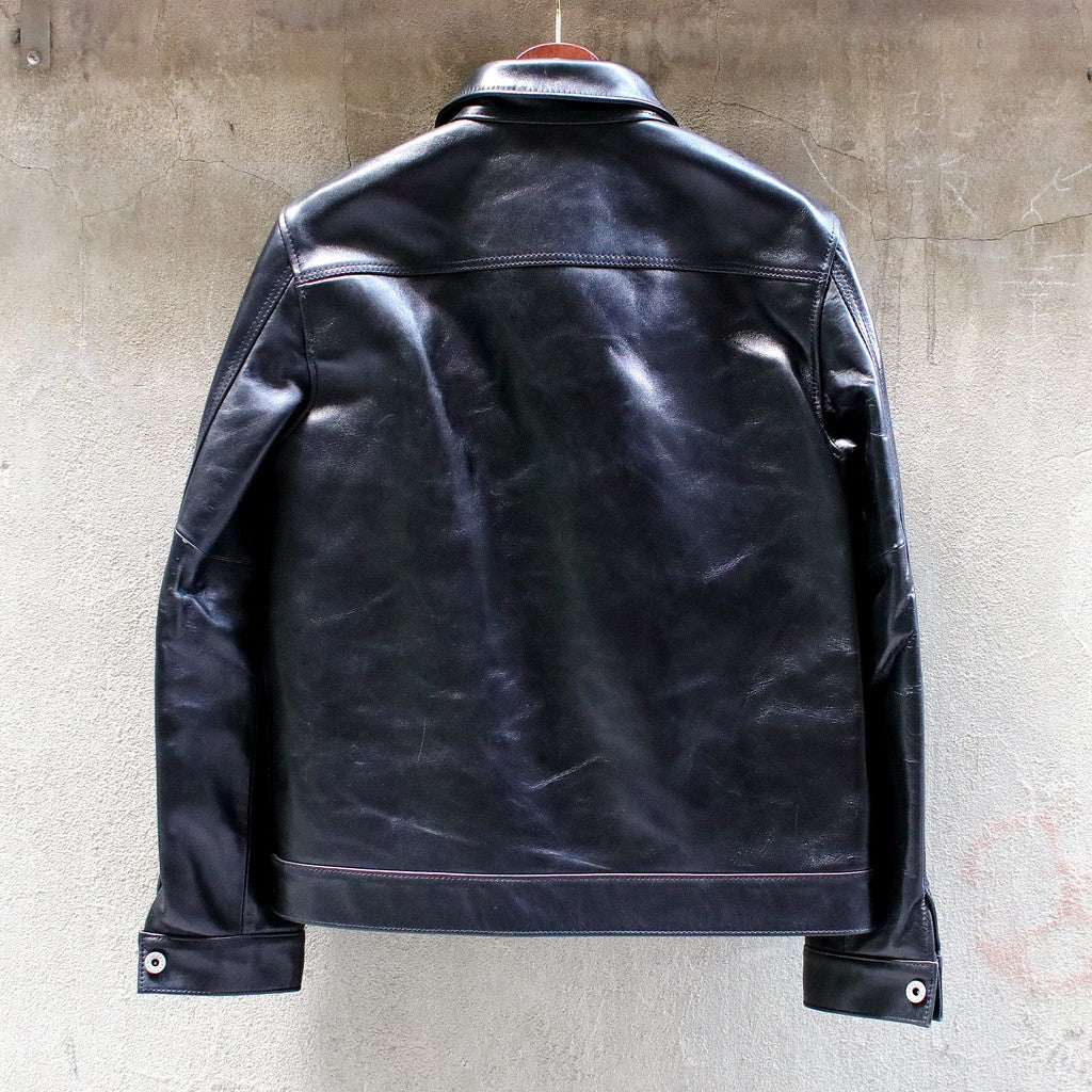 【Silver Monsters】日本Y'2 Leather 重磅染透 經典一代 馬皮皮衣(BLACK)