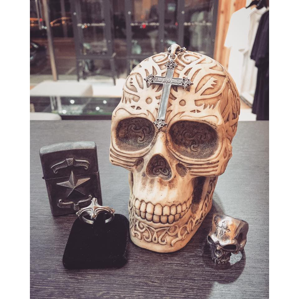 【Silver Monsters】Loud Style Design 原創設計 招牌Logo十字架 純銀項鍊