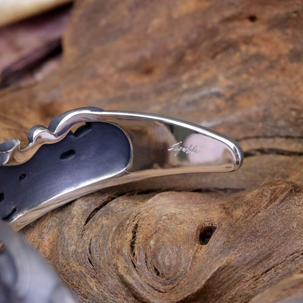 【Silver Monsters】日本暗系古典狂潮 Superbia 分裂 原創手做 舊化噴砂 純銀手環