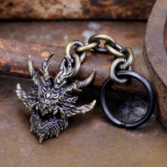 Silver Monsters x SFD x Po-Wen Tattoo 三方聯名「沙羅曼達」黃銅鑰匙扣