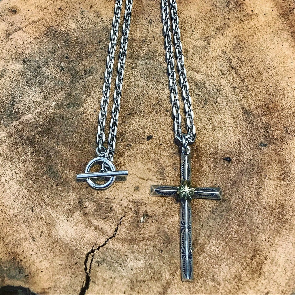 【Silver Monsters】SMS獨家特製 4mm T扣六角稜鍊 925銀 純銀項鍊