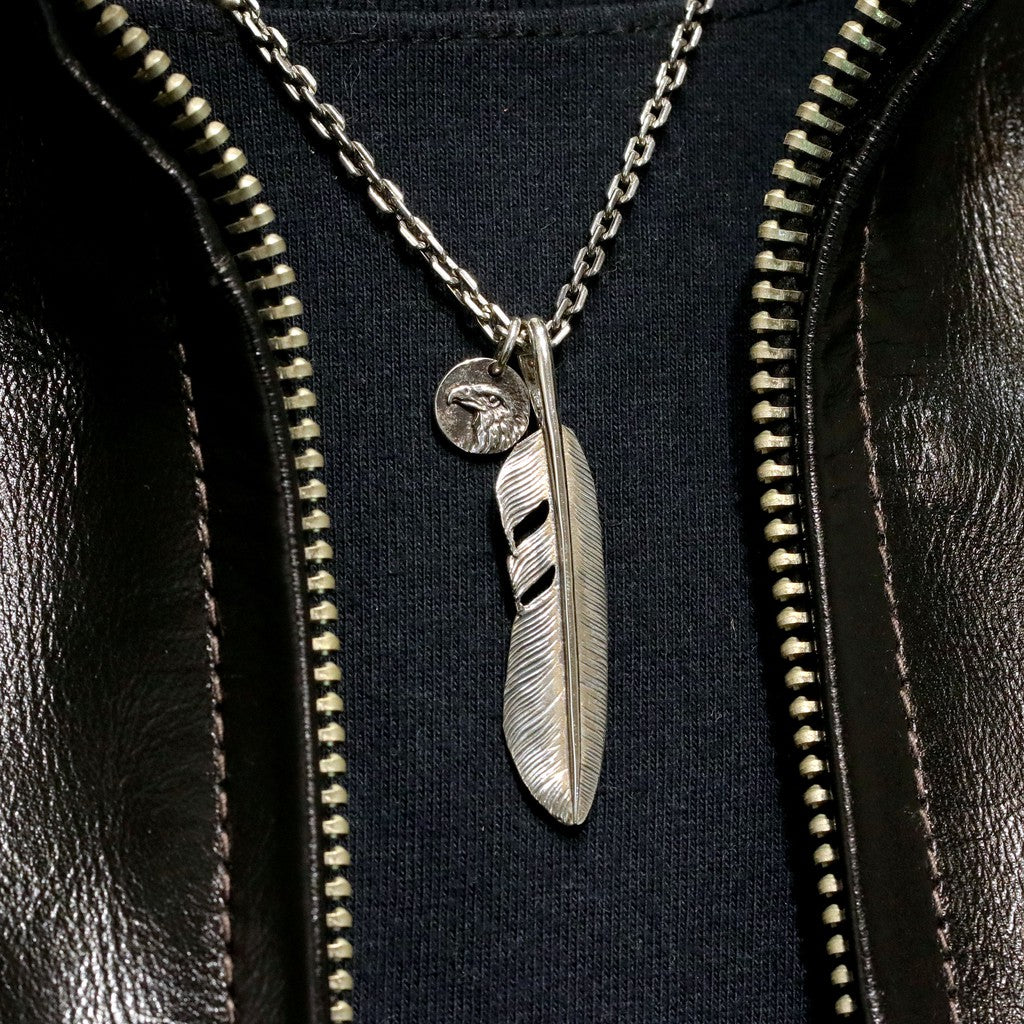 【Silver Monsters】台灣職人手作KOPO METAL 立體精雕 老鷹銀牌-S號 纯银 項鍊吊墜