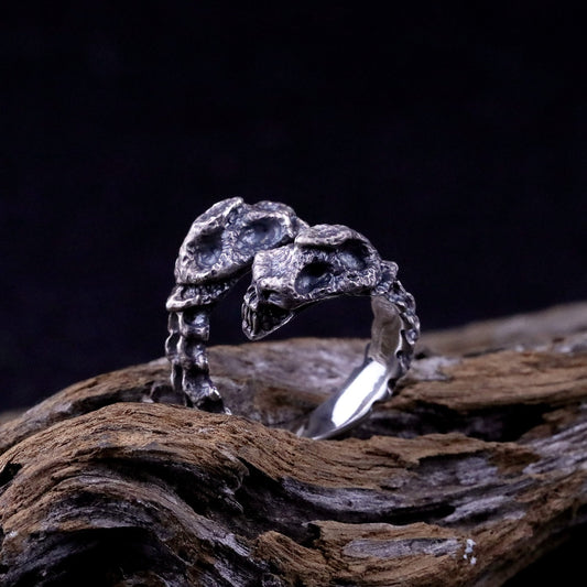 【Silver Monsters】日本Strange Freak Designs 原創設計 雙頭異骸 925銀 純銀戒指