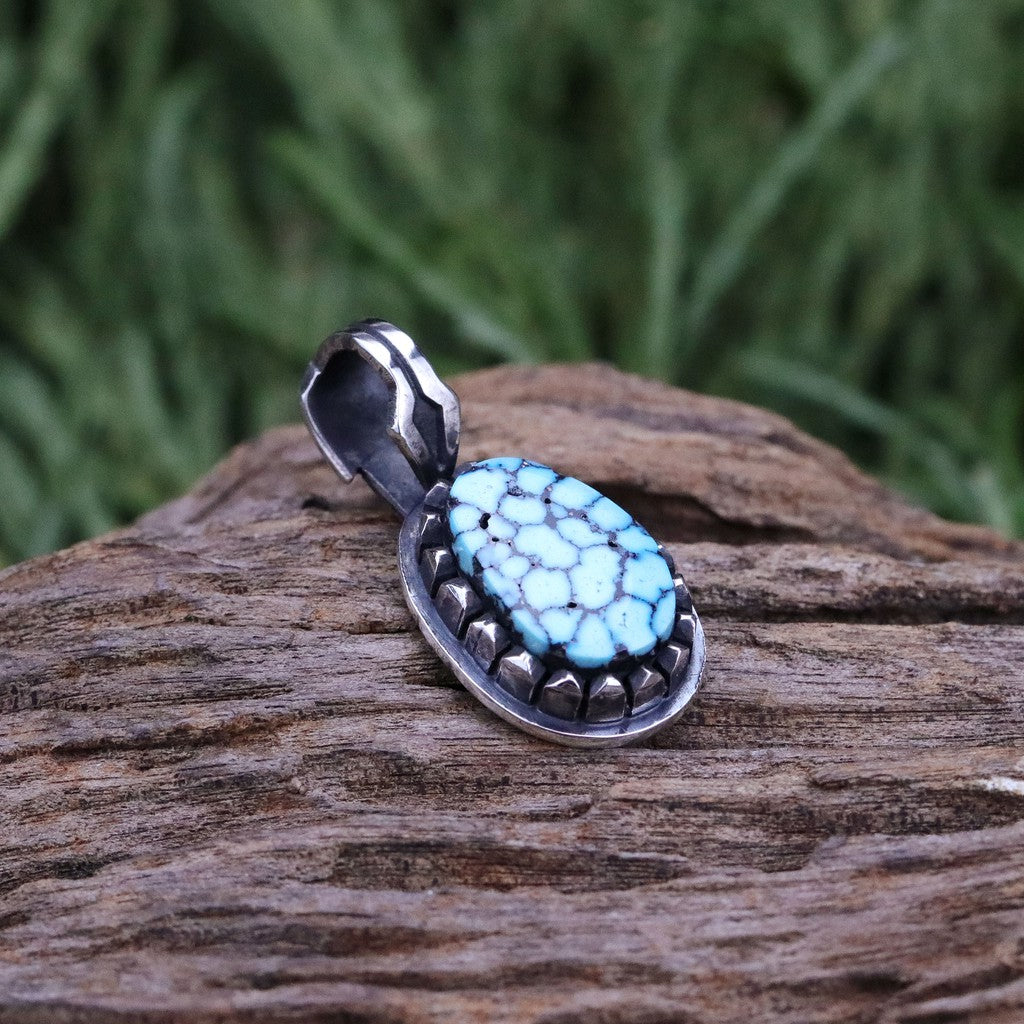 【Silver Monsters】SMS獨家訂製 嚴選寶石級 KINGMAN天然松石 925銀 純銀吊墜