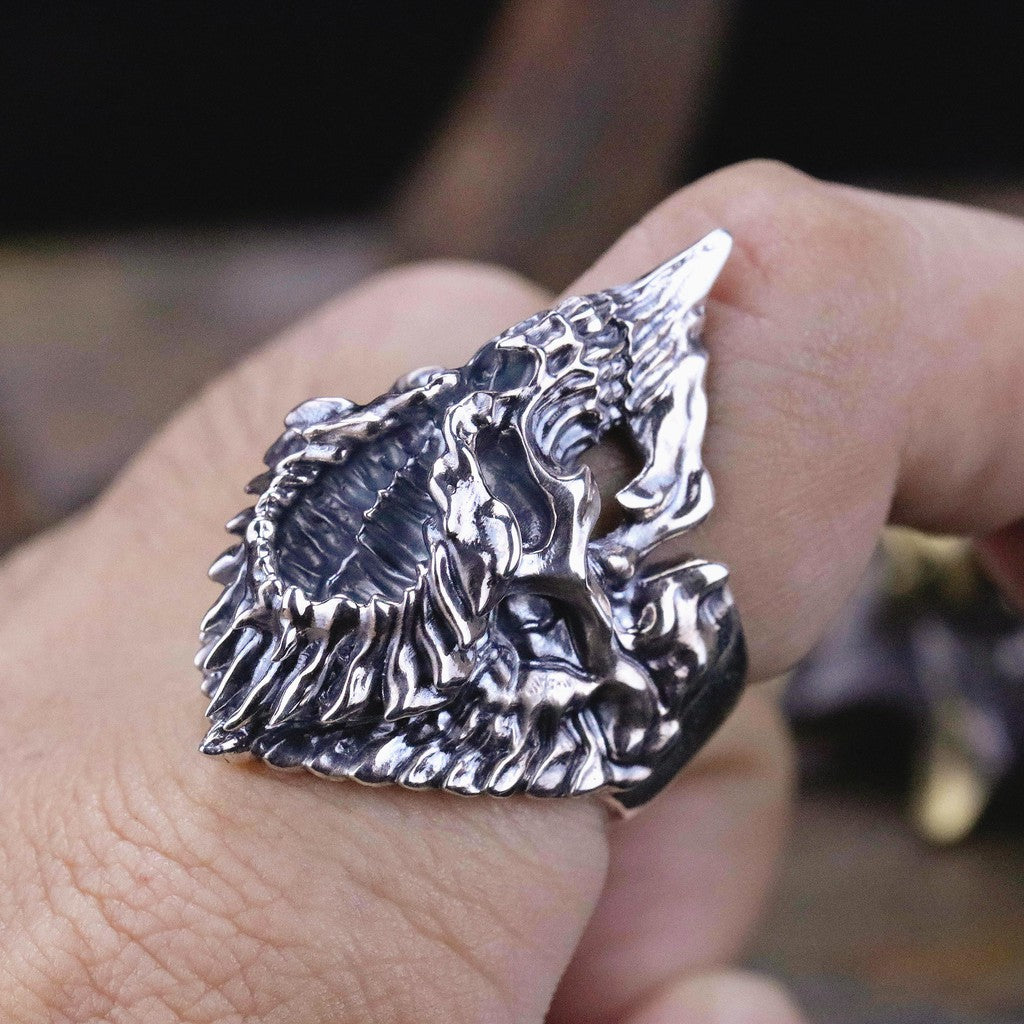 【Silver Monsters】幻獸異骸 Strange Freak Designs 狡智魔神原創戒指