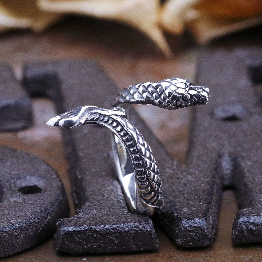 【Silver Monsters】日本新銳 avatara 細緻手作 -Naga- 那伽蛇神 純銀細戒