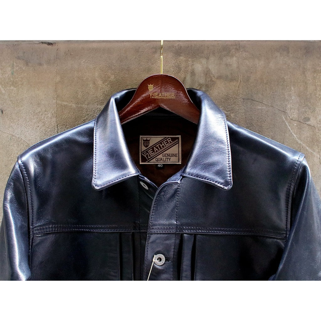 【Silver Monsters】日本Y'2 Leather 重磅染透 經典一代 馬皮皮衣(BLACK)