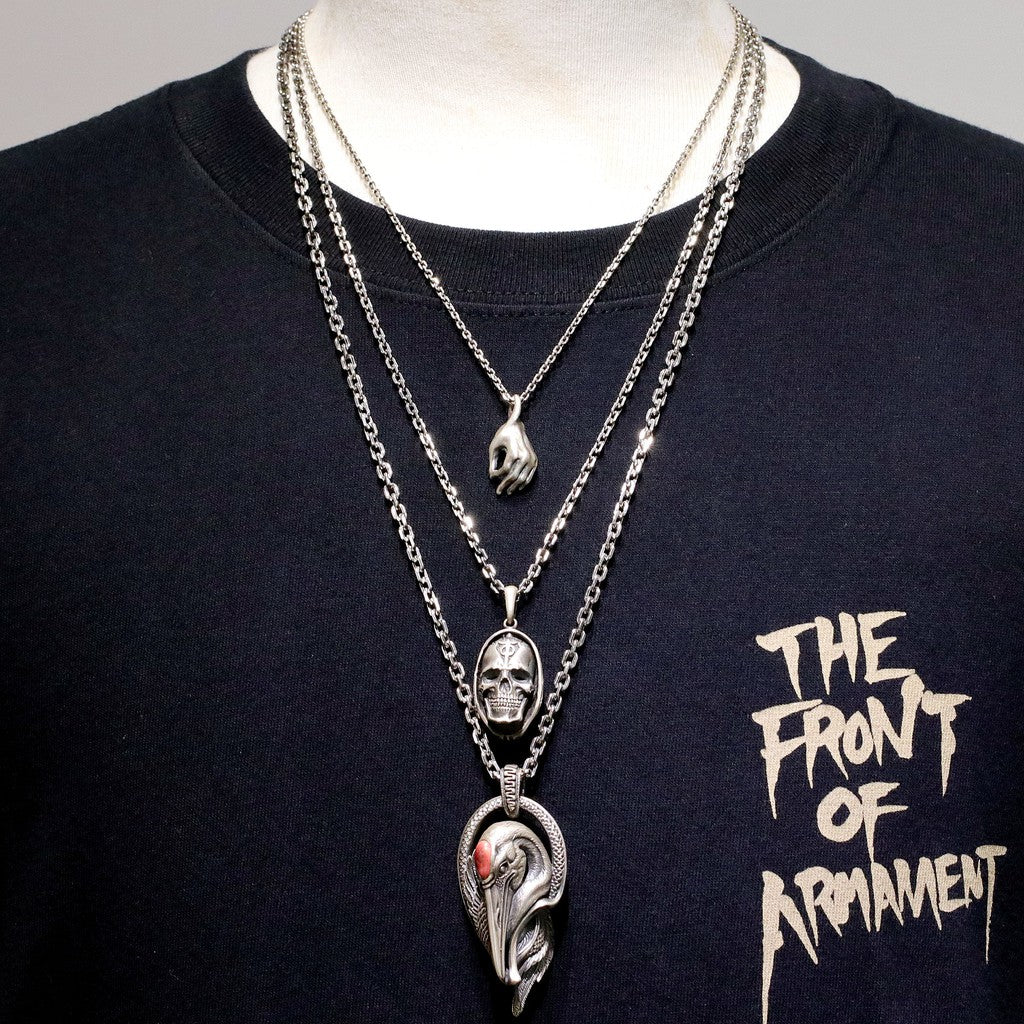 【Silver Monsters】SMS獨家特製 2mm 六角稜鍊C扣款 925銀 純銀項鍊