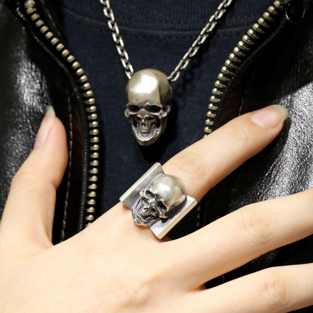 【Silver Monsters】日本雕畫雙絕 Dual Flow 銜尾蛇原創 無限MUGEN 純銀戒指