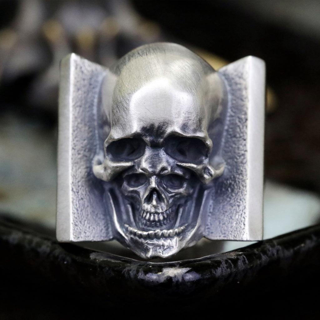 【Silver Monsters】日本雕畫雙絕 Dual Flow 銜尾蛇原創 無限MUGEN 純銀戒指