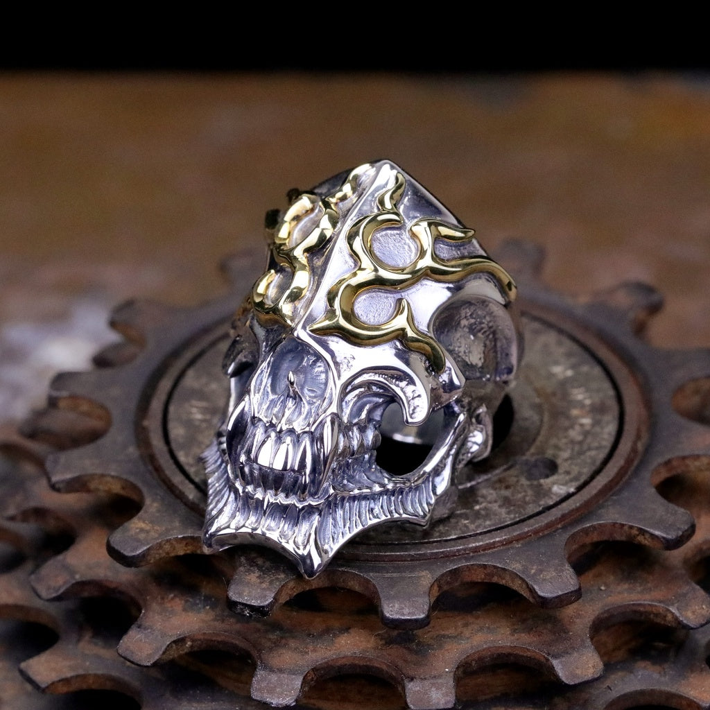 【Silver Monsters】幻獸異骸 日本殿堂級Strange Freak Designs 徽紋盲獸 骷髏戒指
