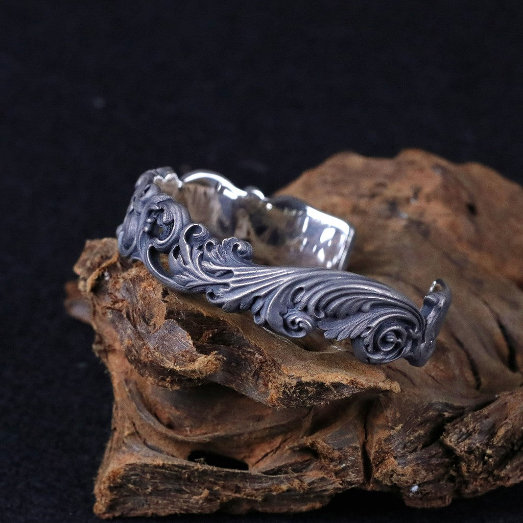 【Silver Monsters】日本暗系古典狂潮 Superbia 誘惑 純銀手環