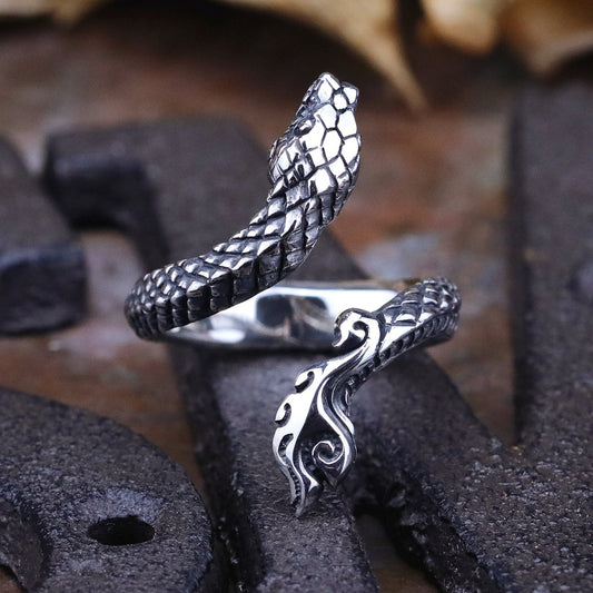 【Silver Monsters】日本新銳 avatara 細緻手作 -Naga- 那伽蛇神 純銀細戒