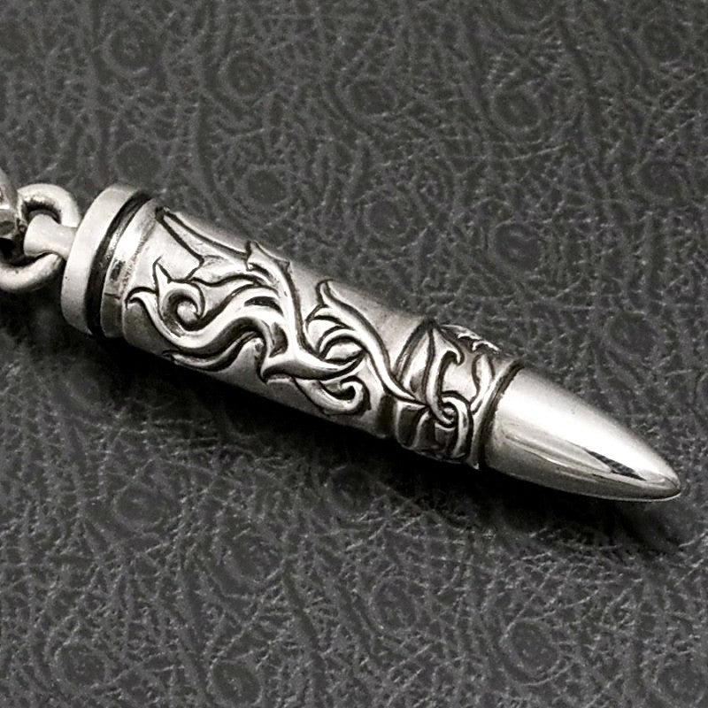 【Silver Monsters】日本前衛宗師 Glam Scale 機甲王 雕花滅魔銀彈 純銀子彈 純銀吊墜