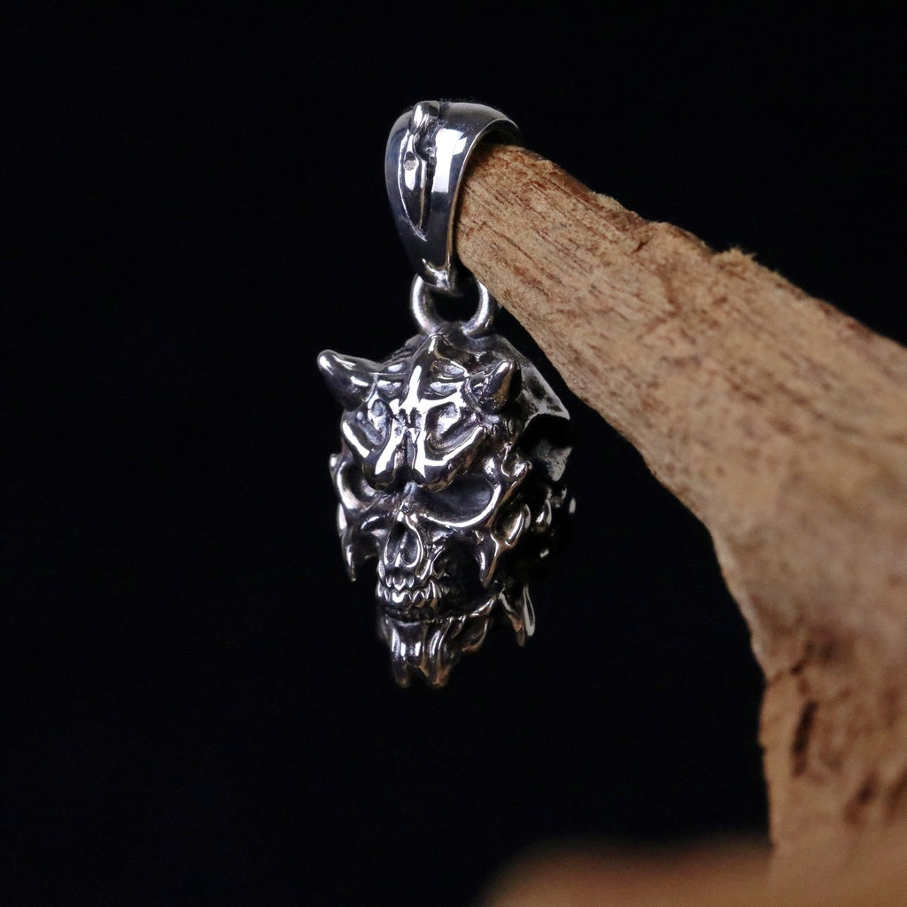 【Silver Monsters】日本殿堂級 幻獸異骸 Strange Freak Designs 角鬼骷髏項墜 XS