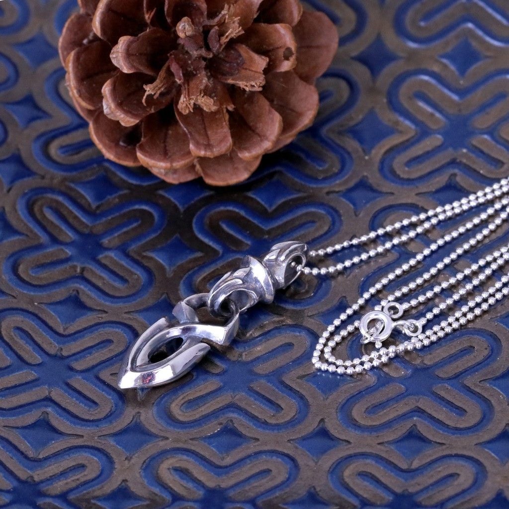 【Silver Monsters】日本一級神牌Loud Style Design 無限∞符號箭形小墜 純銀項鍊