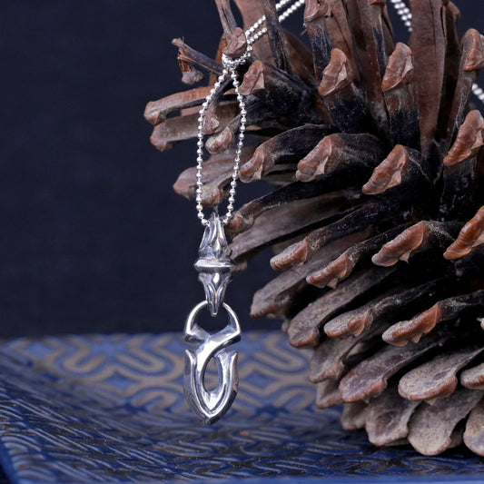 【Silver Monsters】日本一級神牌Loud Style Design 無限∞符號箭形小墜 純銀項鍊