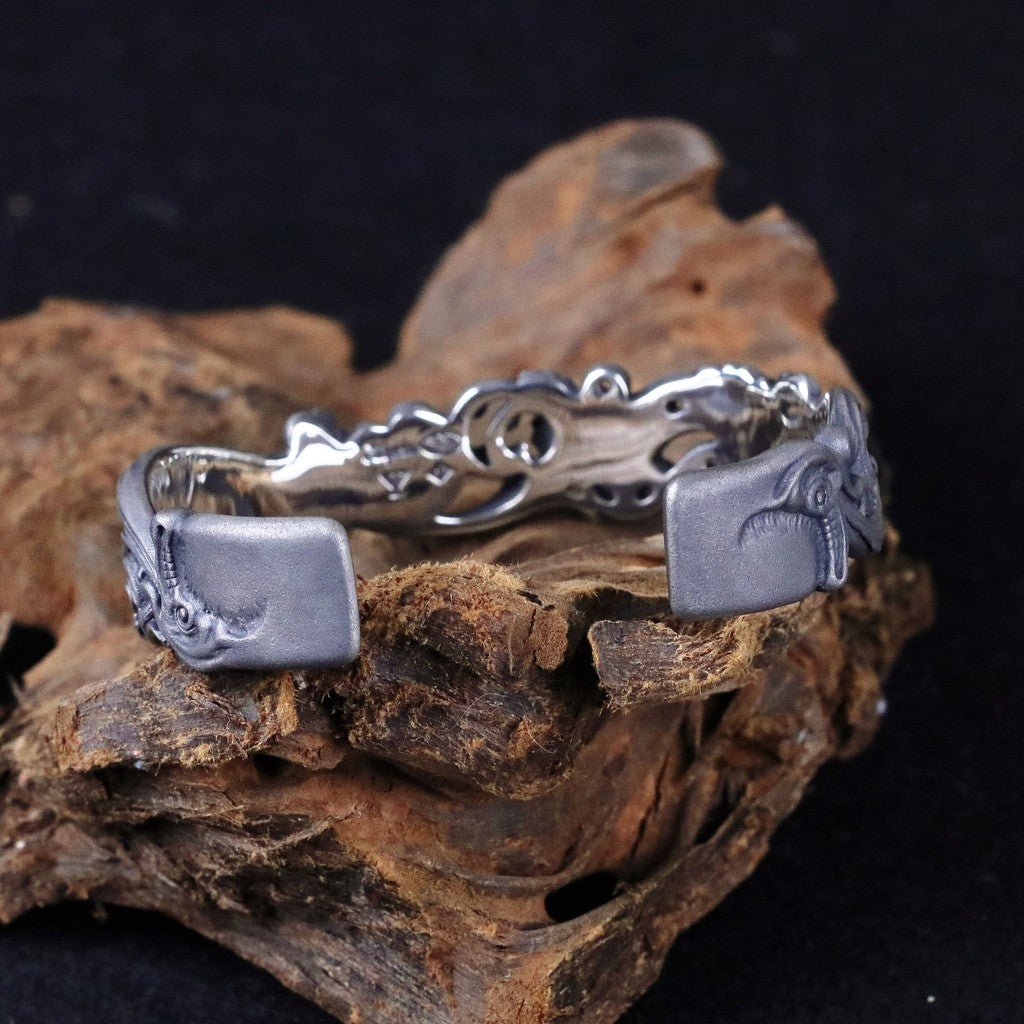 【Silver Monsters】日本暗系古典狂潮 Superbia 誘惑 純銀手環