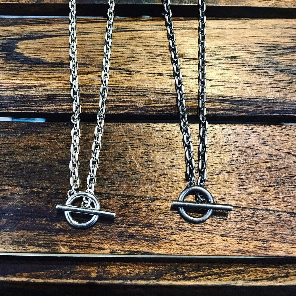 【Silver Monsters】SMS獨家特製 4mm T扣六角稜鍊 925銀 純銀項鍊