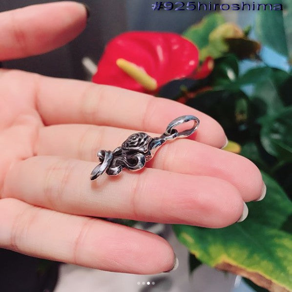 【Silver Monsters】日本一級神牌Loud Style Design 薔薇雕花小墜項鍊(含鍊)