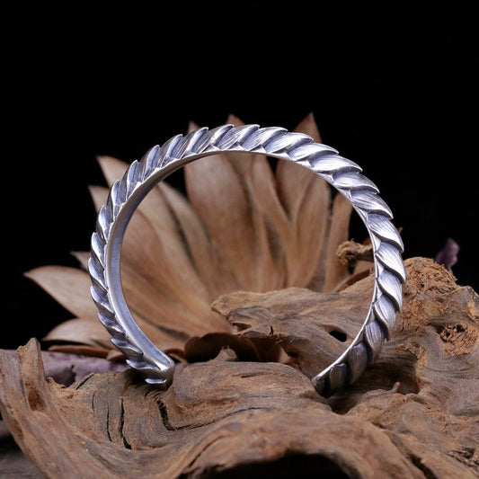 【Silver Monsters】日本雕畫雙絕 Dual Flow 2020新品銀飾 GUREN "紅蓮" 純銀手環