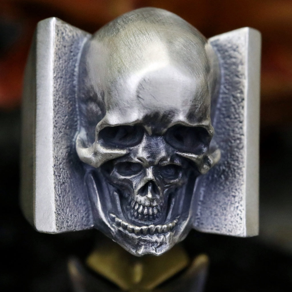 【Silver Monsters】日本雕畫雙絕 Dual Flow 銜尾蛇原創 無限MUGEN 純銀戒指