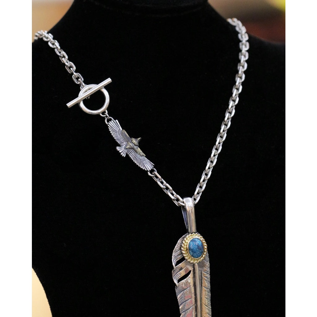 【Silver Monsters】SMS獨家特製 T扣六角稜鏈 豪華小鷹升級款 925銀 純銀項鍊 角鍊