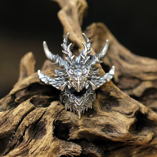 【獨家限定】SMS X SFD 三方聯名「沙羅曼達」18K金眼+寶石豎瞳版 925銀 純銀吊墜