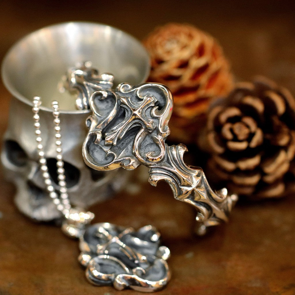 【Silver Monsters】日本SS級天王 Loud Style Design 『猩紅守衛』原創歌德純銀手環