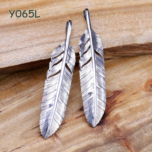 【Silver Monsters】日本Lucky John 純銀大羽墜飾Y065L