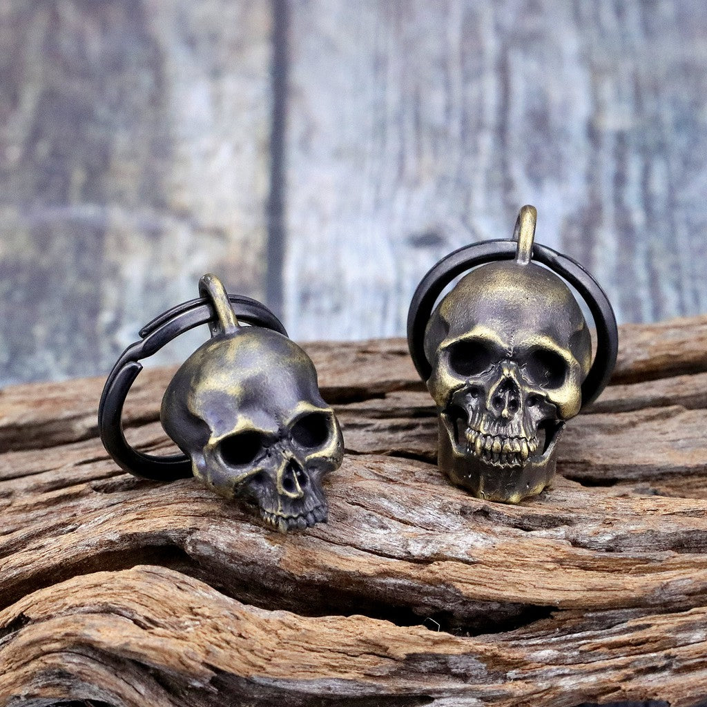 【Silver Monsters】幻獸異骸 日本Strange Freak Designs 黃銅骷髏鑰匙圈 (絕版品)