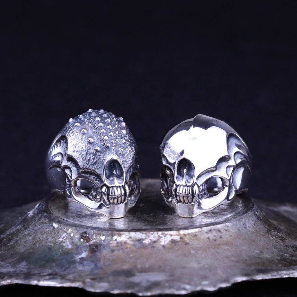 【Silver Monsters】日本Strange Freak Designs 原創 盲眼荊棘骷髏 925銀 純銀戒指
