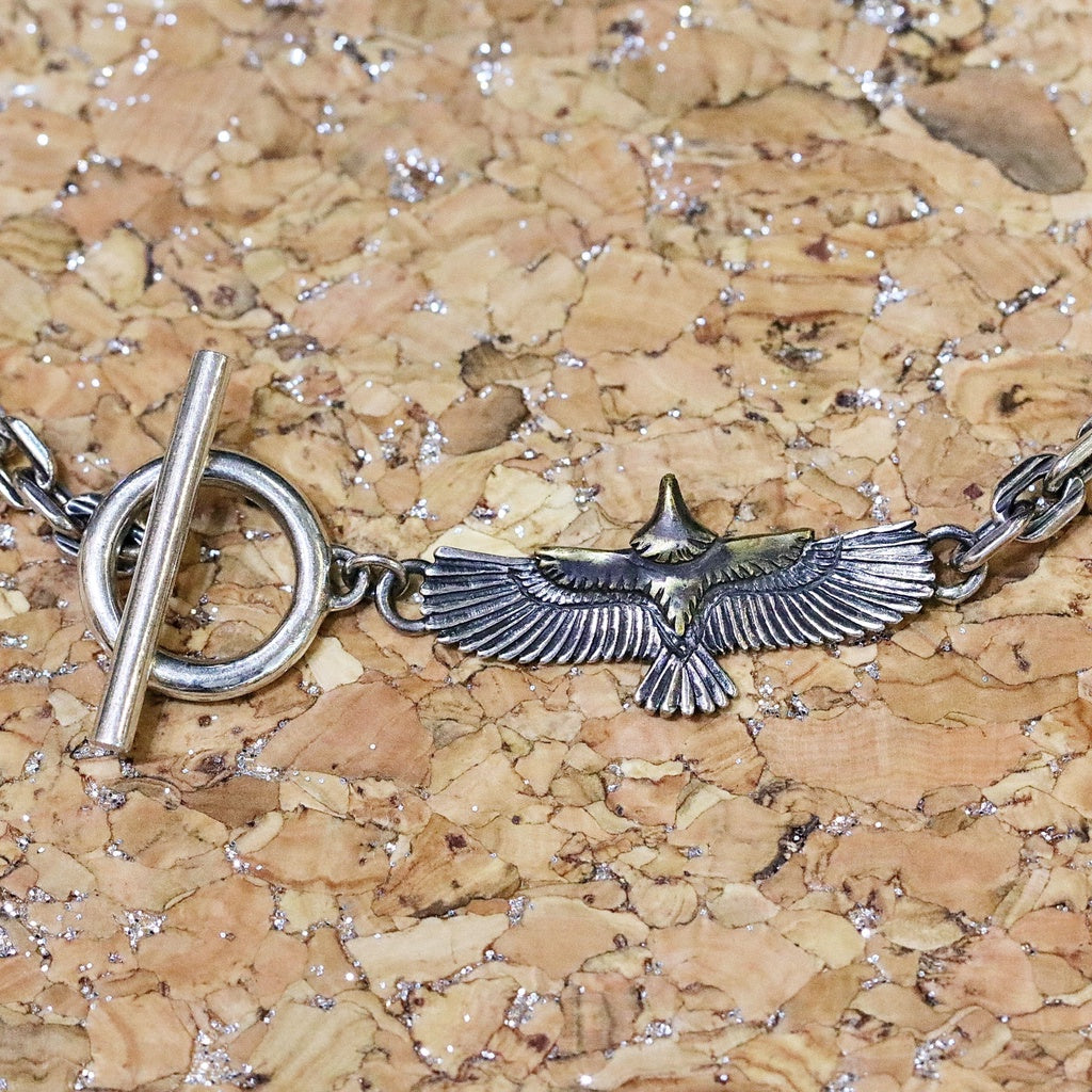 【Silver Monsters】SMS獨家特製 T扣六角稜鏈 豪華小鷹升級款 925銀 純銀項鍊 角鍊