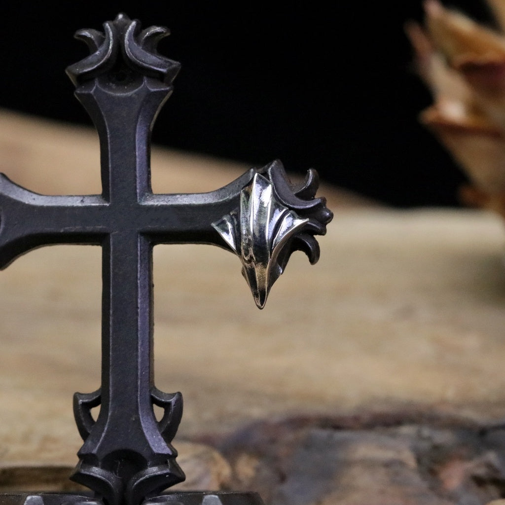 【Silver Monsters】日本前衛宗師 Glam Scale 機甲王 植萃系列 進化百合耳針 純銀耳環