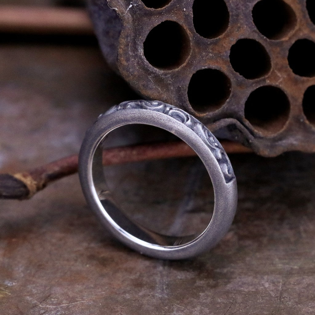 【Silver Monsters】日本暗系古典狂潮 Superbia  洛可可5 火熱暢銷 古典唐草 純銀戒指