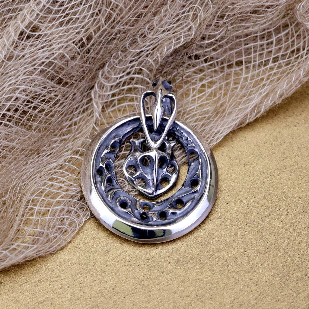 【Silver Monsters】日本匠級曲線異形Ability Normal 原創設計 抽象圓形 墜飾